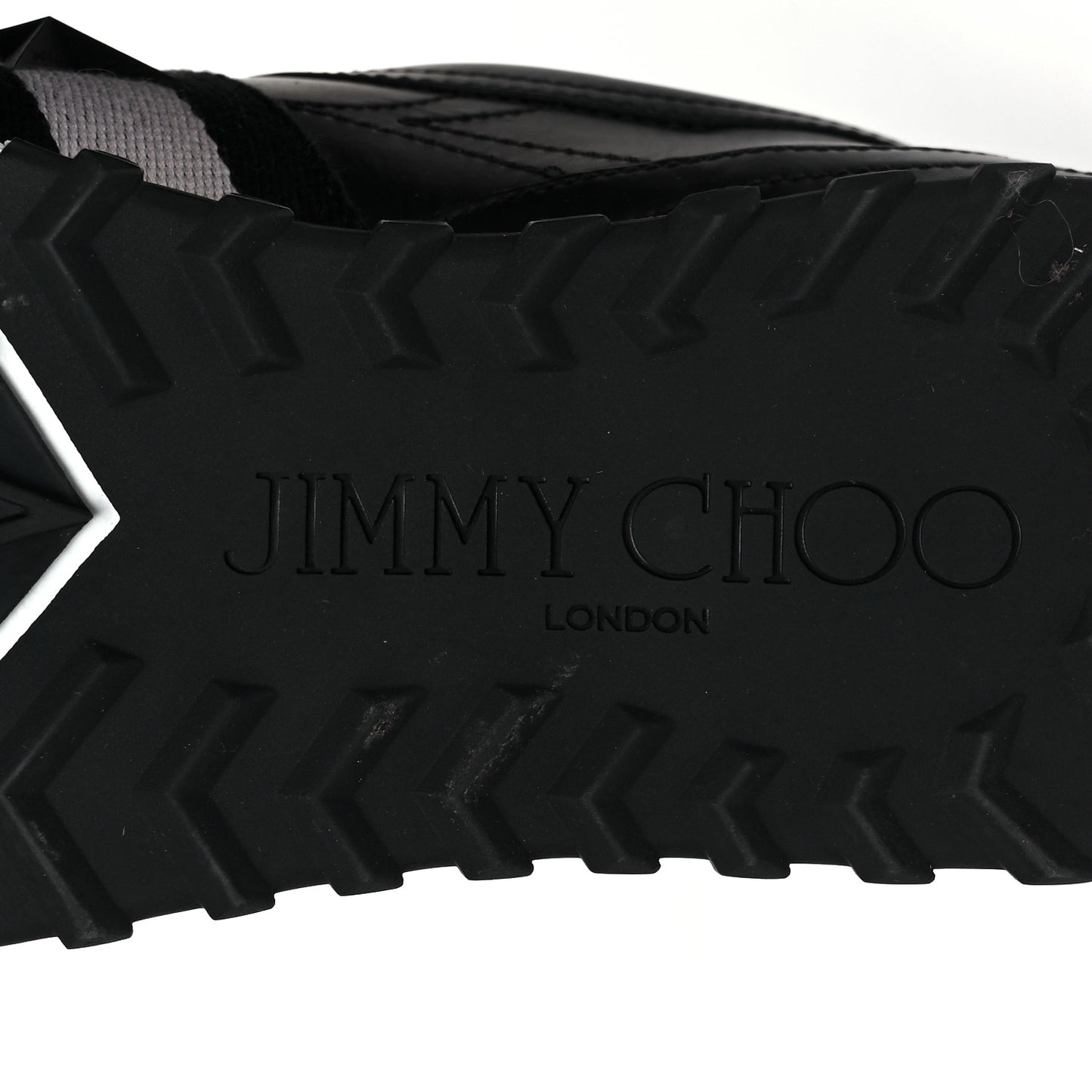 Calfskin Mens Star Stud Sneaker 44 Black