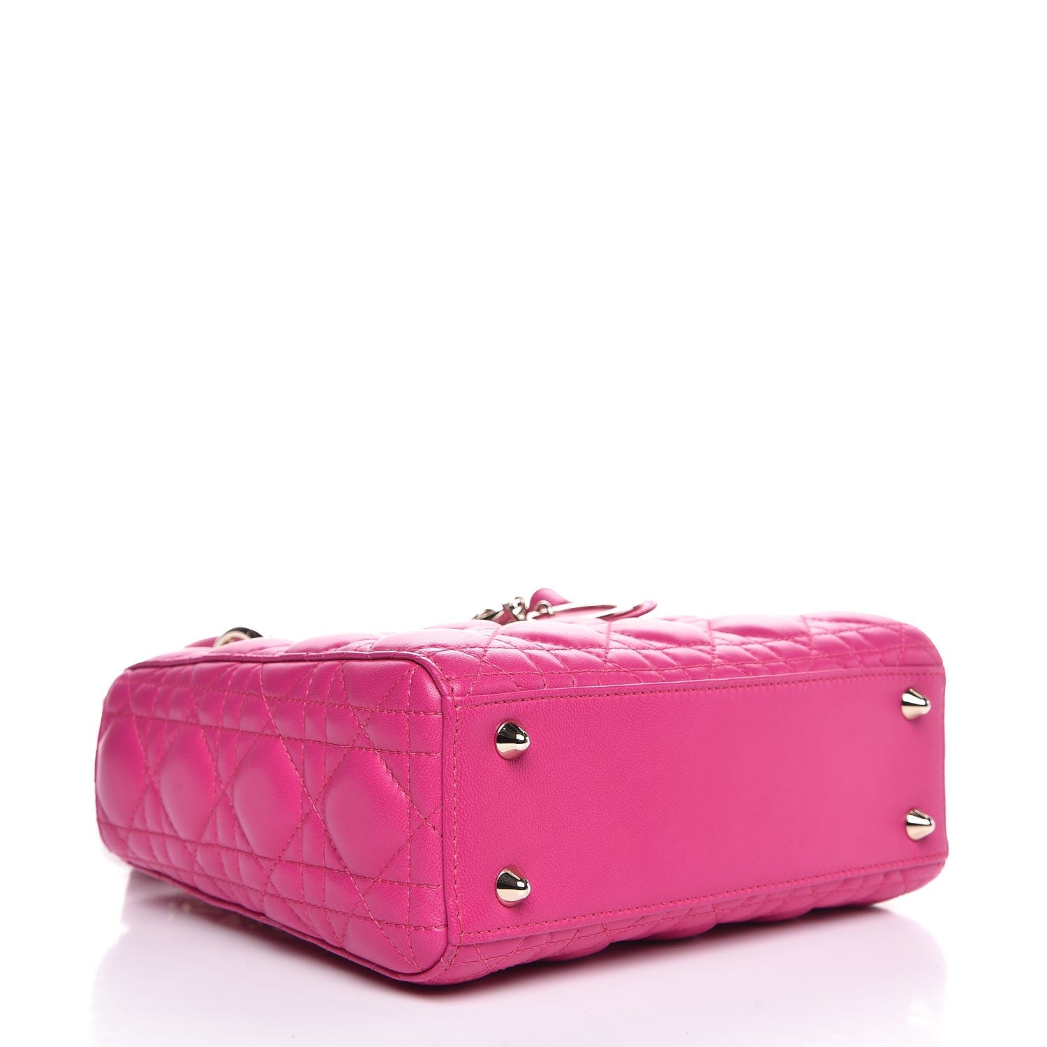Christian Dior Lambskin Cannage Small My Lady Dior Pink 5 of 8