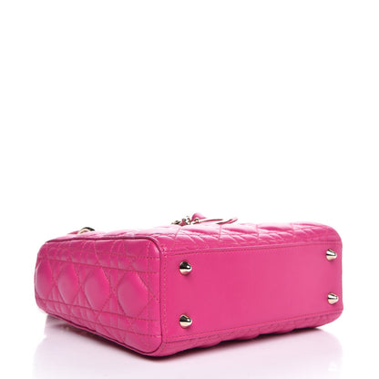 Christian Dior Lambskin Cannage Small My Lady Dior Pink 5 of 8