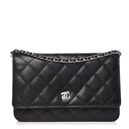 Chanel Caviar Quilted Wallet On Chain WOC Black 1 of 9