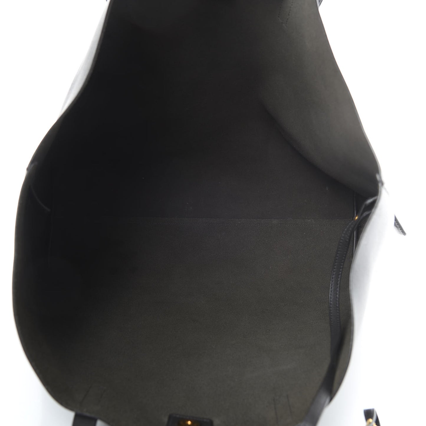 Calfskin Large Shopping Tote Coal