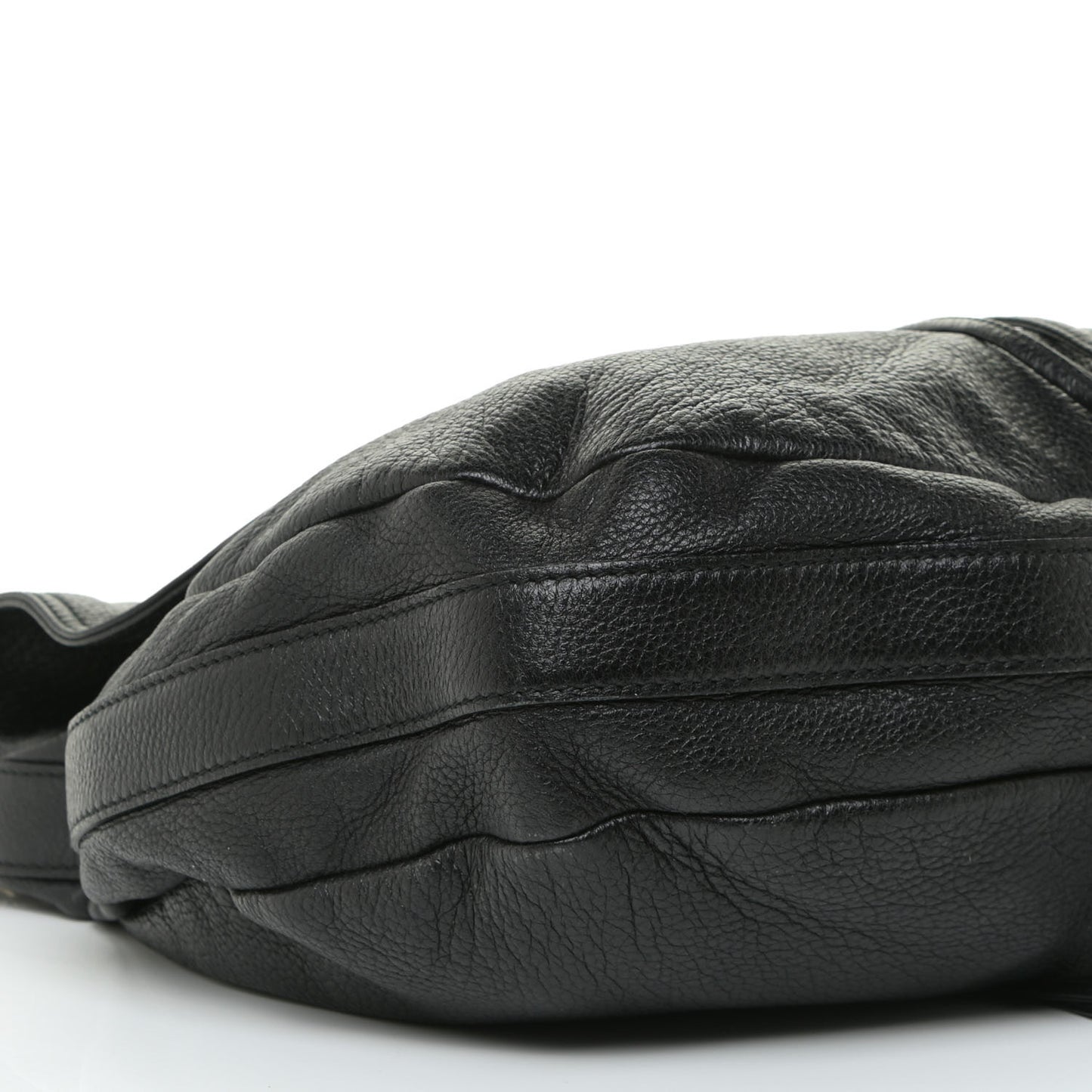 Calfskin Large Jungle Shoulder Bag Black