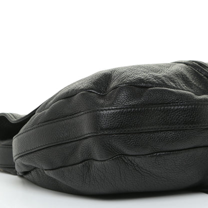 Gucci Calfskin Large Jungle Shoulder Bag Black 4 of 10