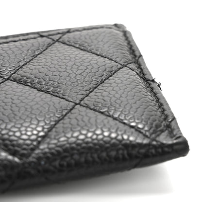 Chanel Caviar Quilted Card Holder Black 10 of 16