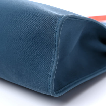 Hermes Vache Hunter Toile Militaire Herbag Zip 31 PM Bleu Agate Rouge H 10 of 13