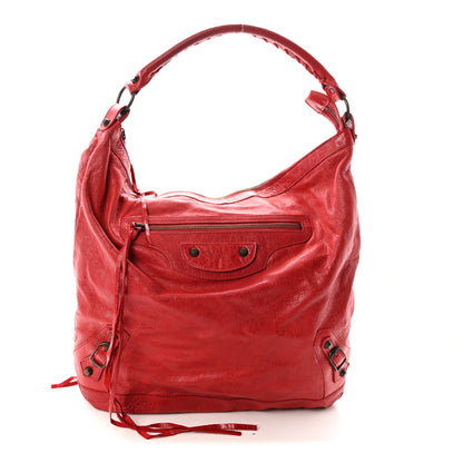 Balenciaga Agneau Classic Hardware Day Hobo Pourpre 1 of 10