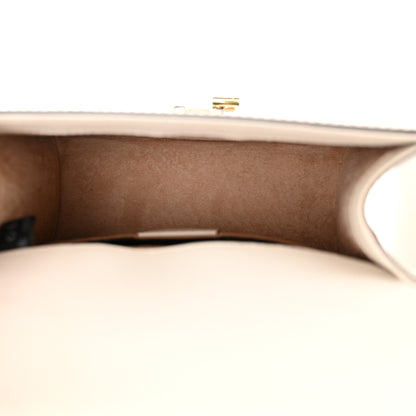 Gucci Calfskin Mini Sylvie Chain Shoulder Bag White 5 of 13