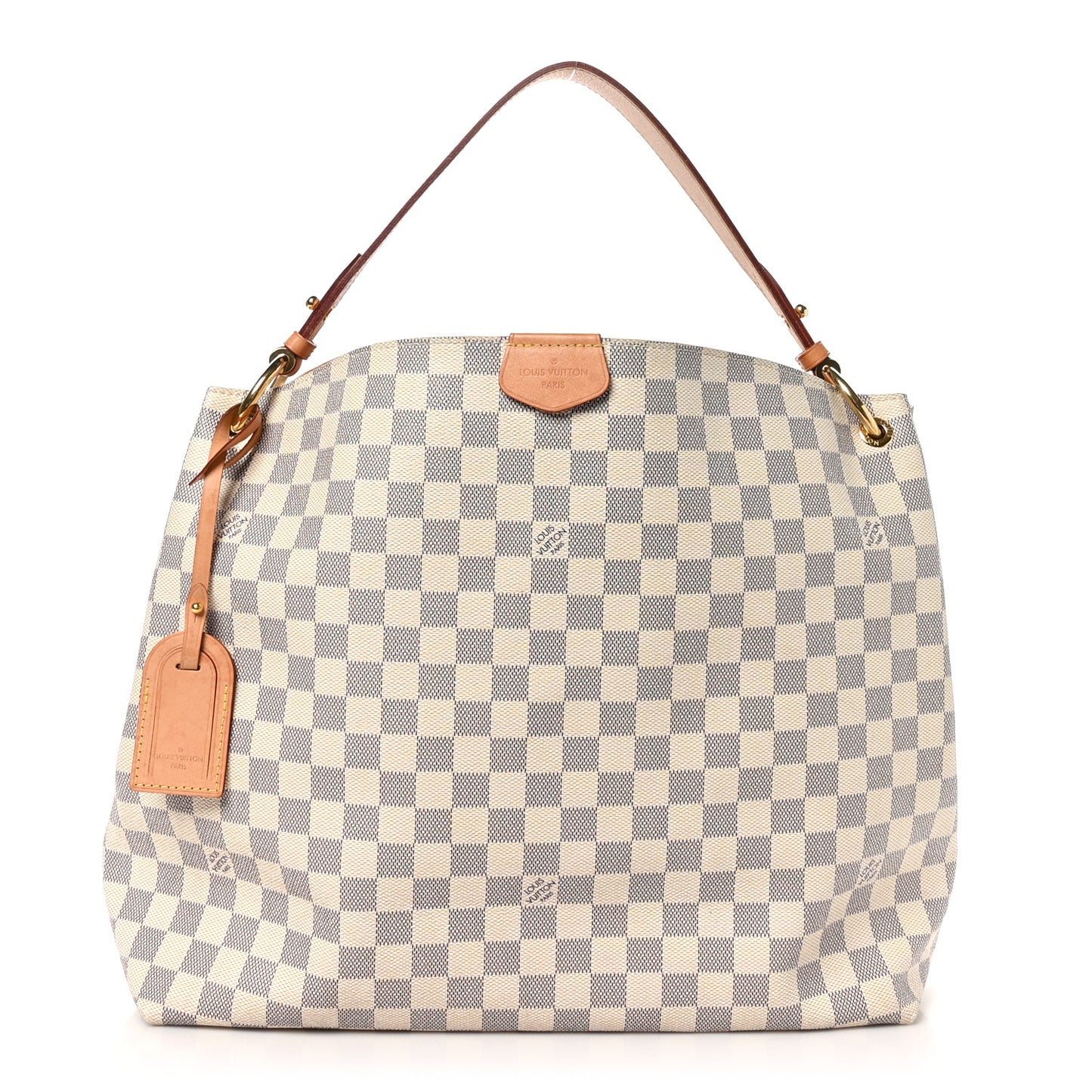 Damier Azur Graceful MM Rose Ballerine