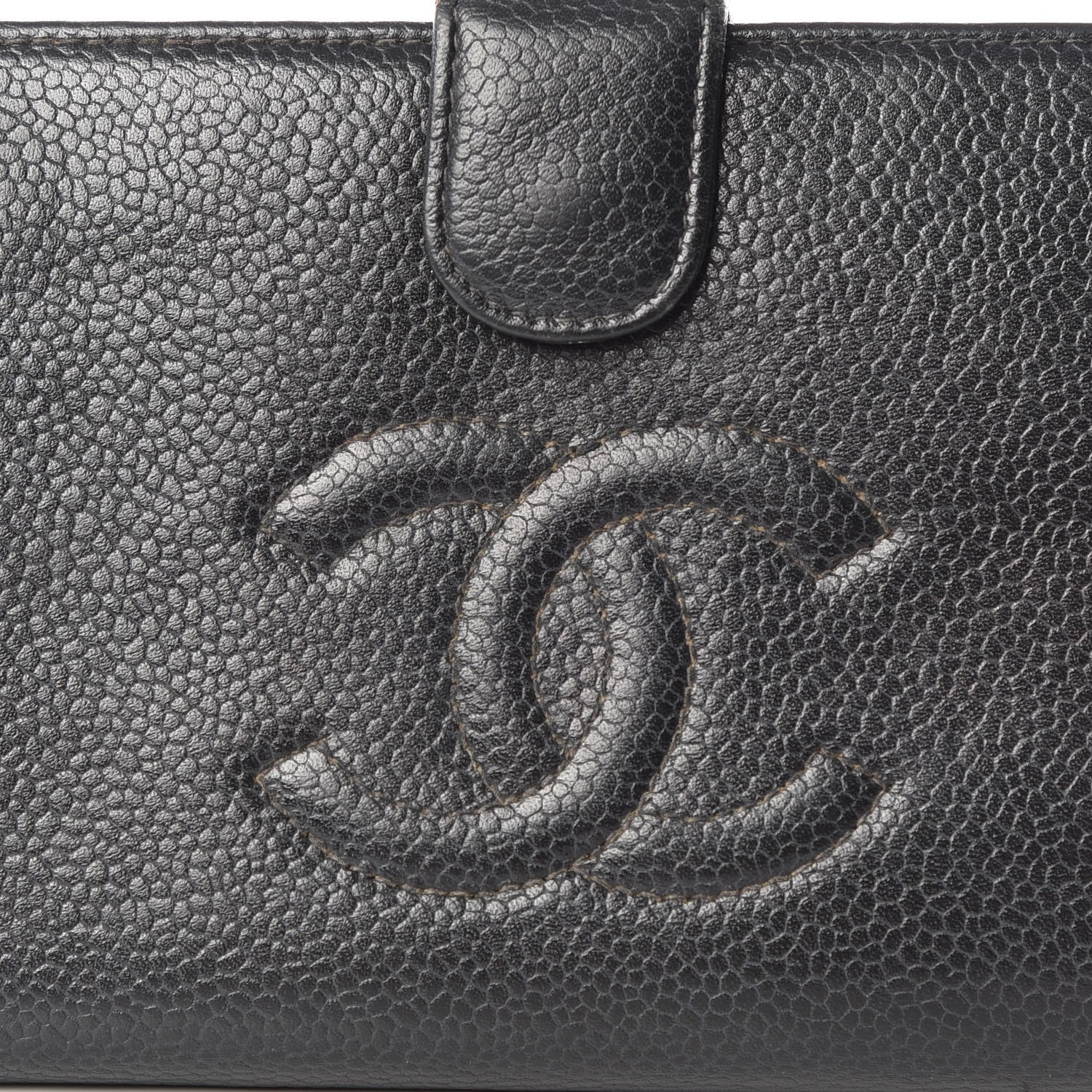 Chanel Caviar Timeless CC French Wallet Black 10 of 10