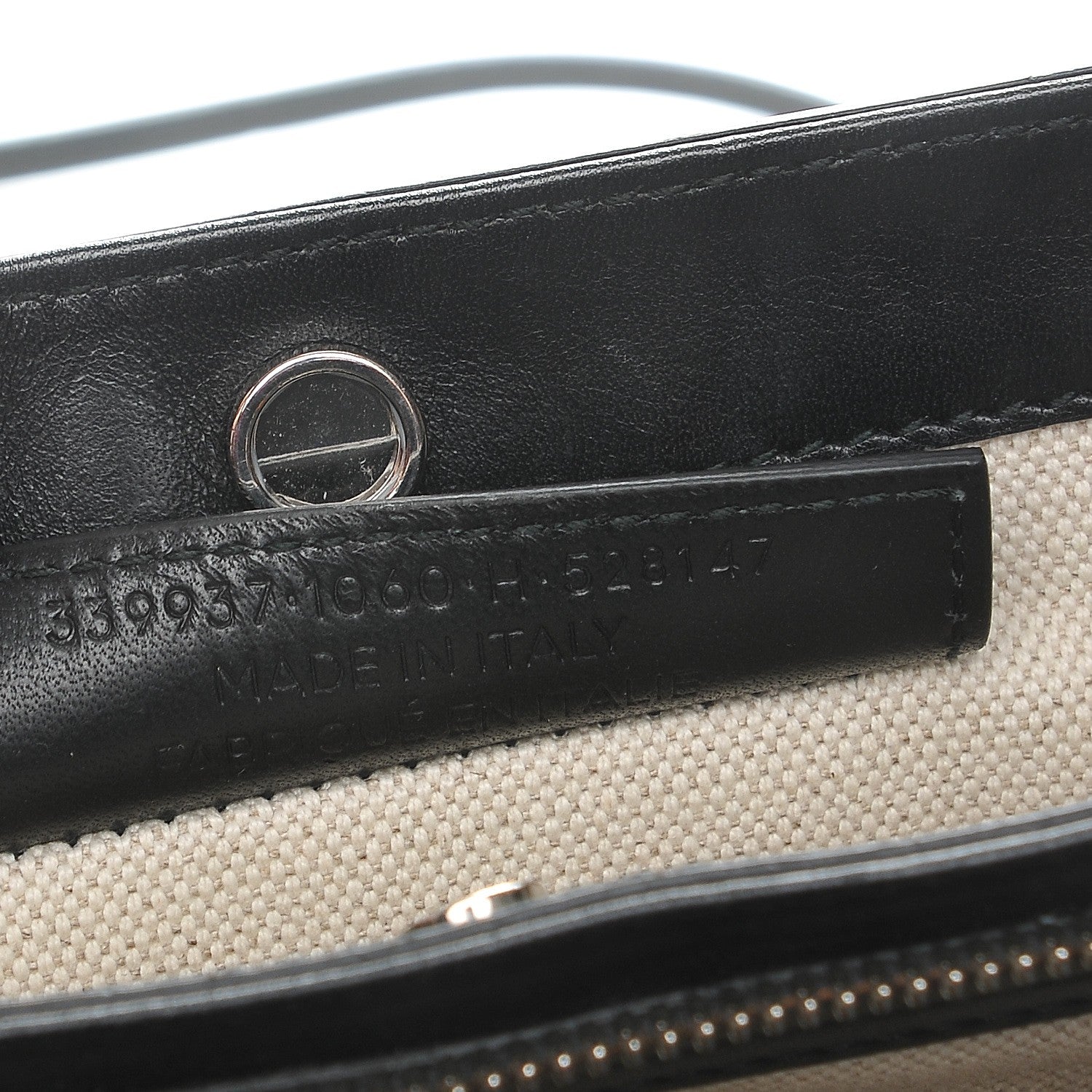 Balenciaga Cotton Canvas Pochette Crossbody Bag Black 7 of 7