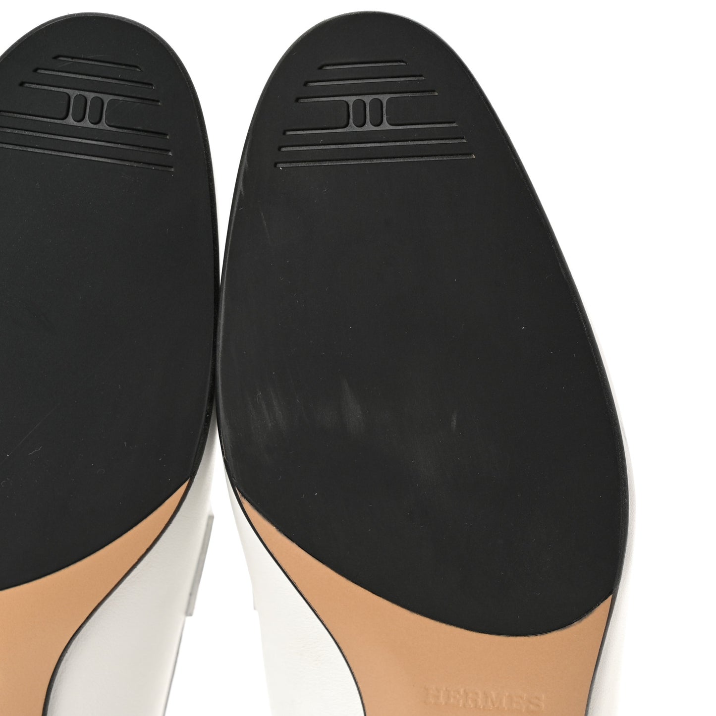 Calfskin Womens Royal Loafers 37 White