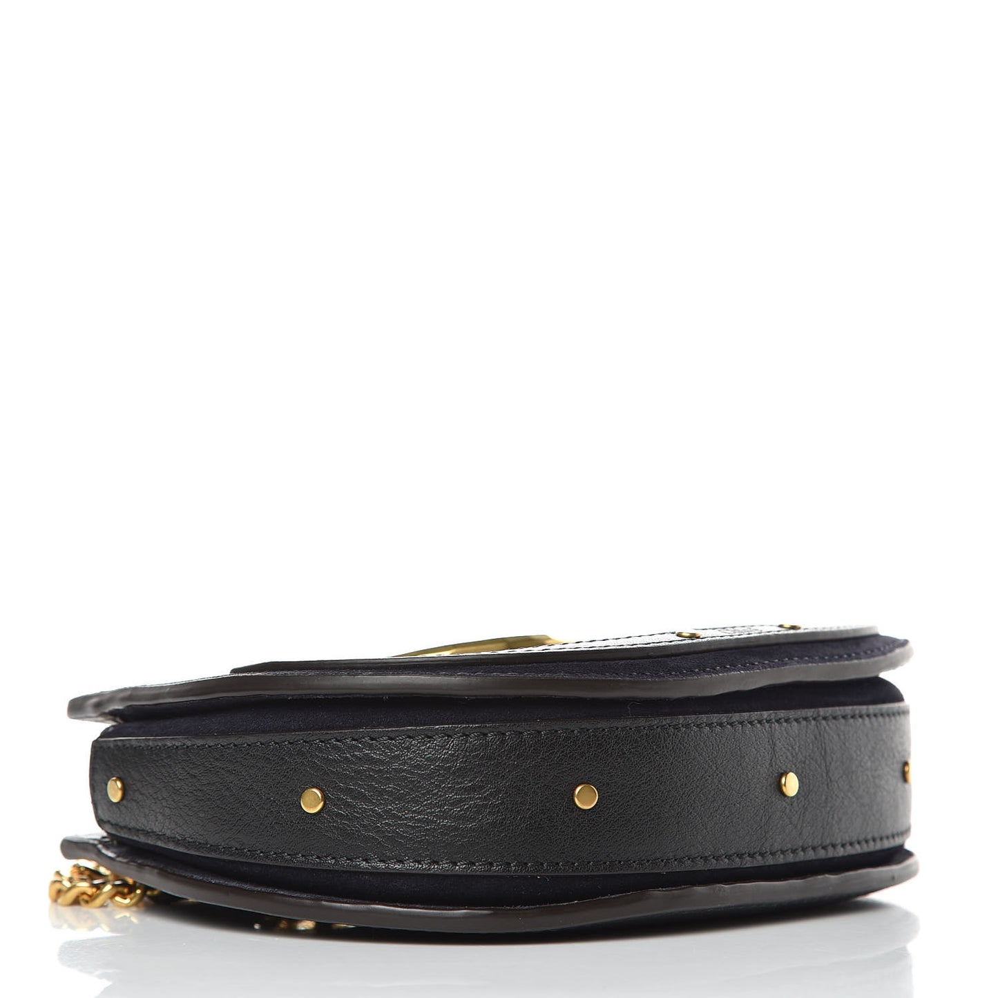 Calfskin Suede Mini Pixie Signature Belt Bag Full Blue