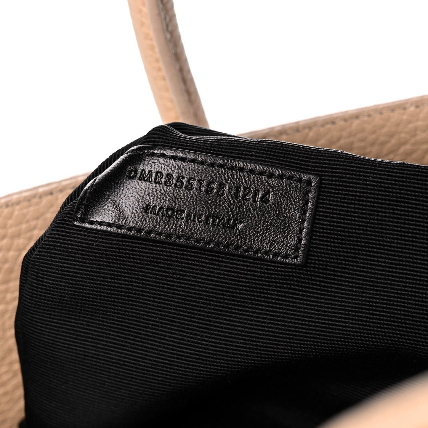 Grained Calfskin Small Sac De Jour Taupe