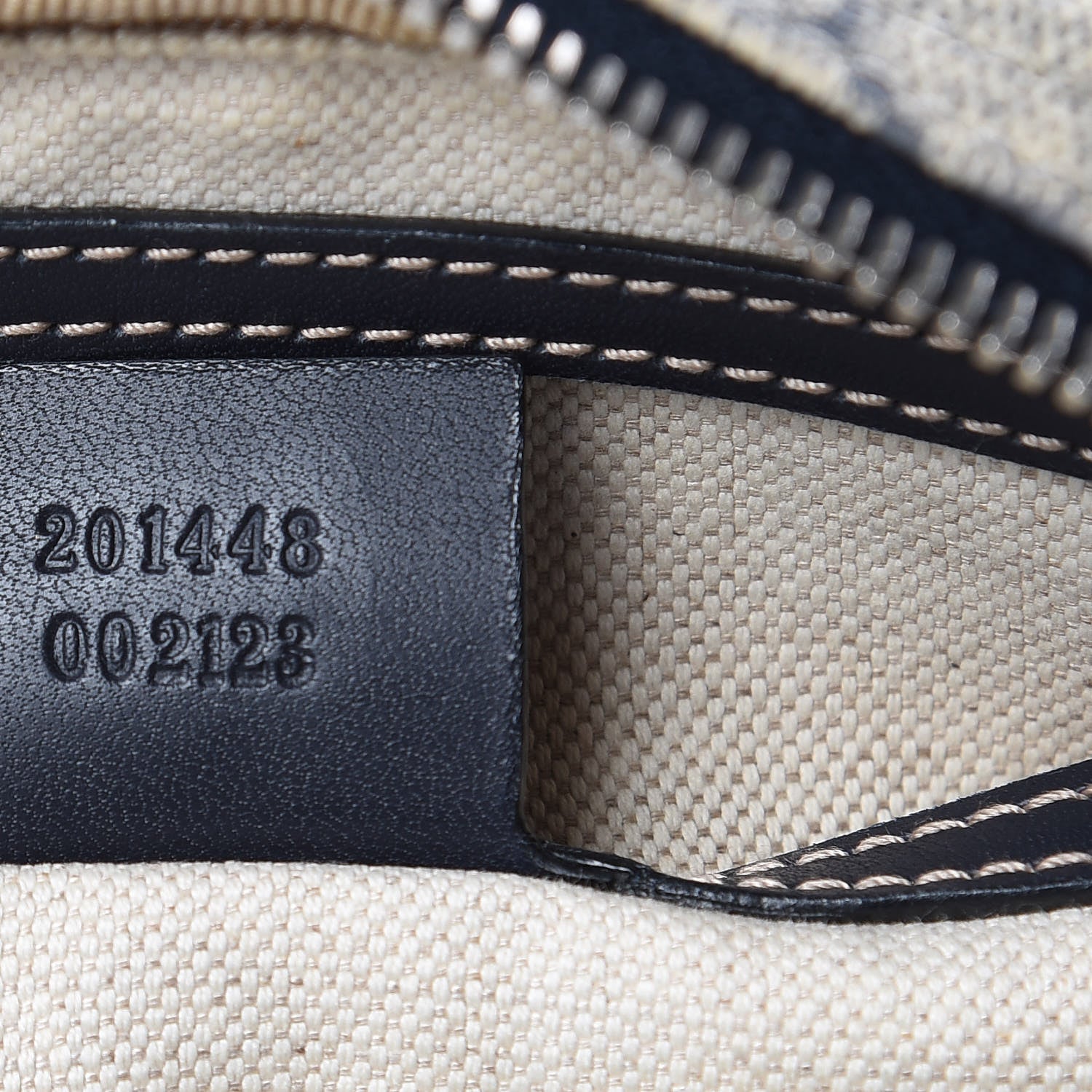 Gucci GG Plus Monogram Selleria Calfskin Medium Messenger Bag Beige Blue 7 of 12