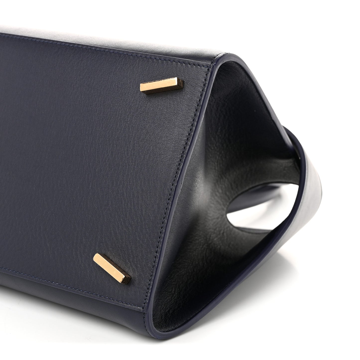 Calfskin Small Hug Bag Midnight