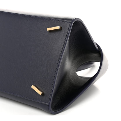 Salvatore Ferragamo Calfskin Small Hug Bag Midnight 10 of 10