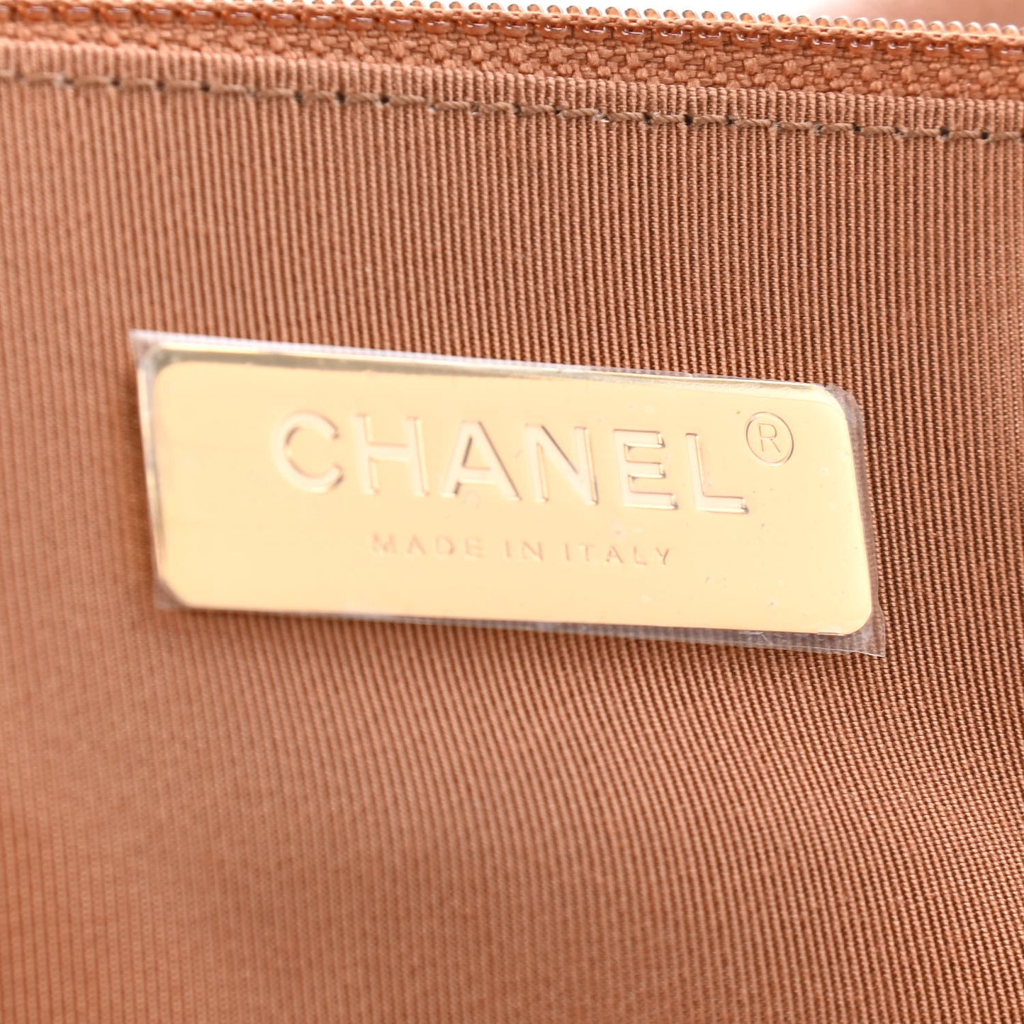 Lambskin Quilted Large Chanel 19 Flap Brown