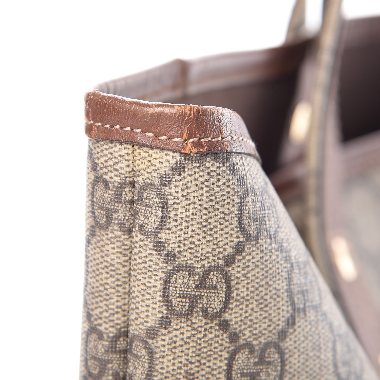 Gucci GG Plus Monogram Medium Signature Web Loop Tote Brown 11 of 17