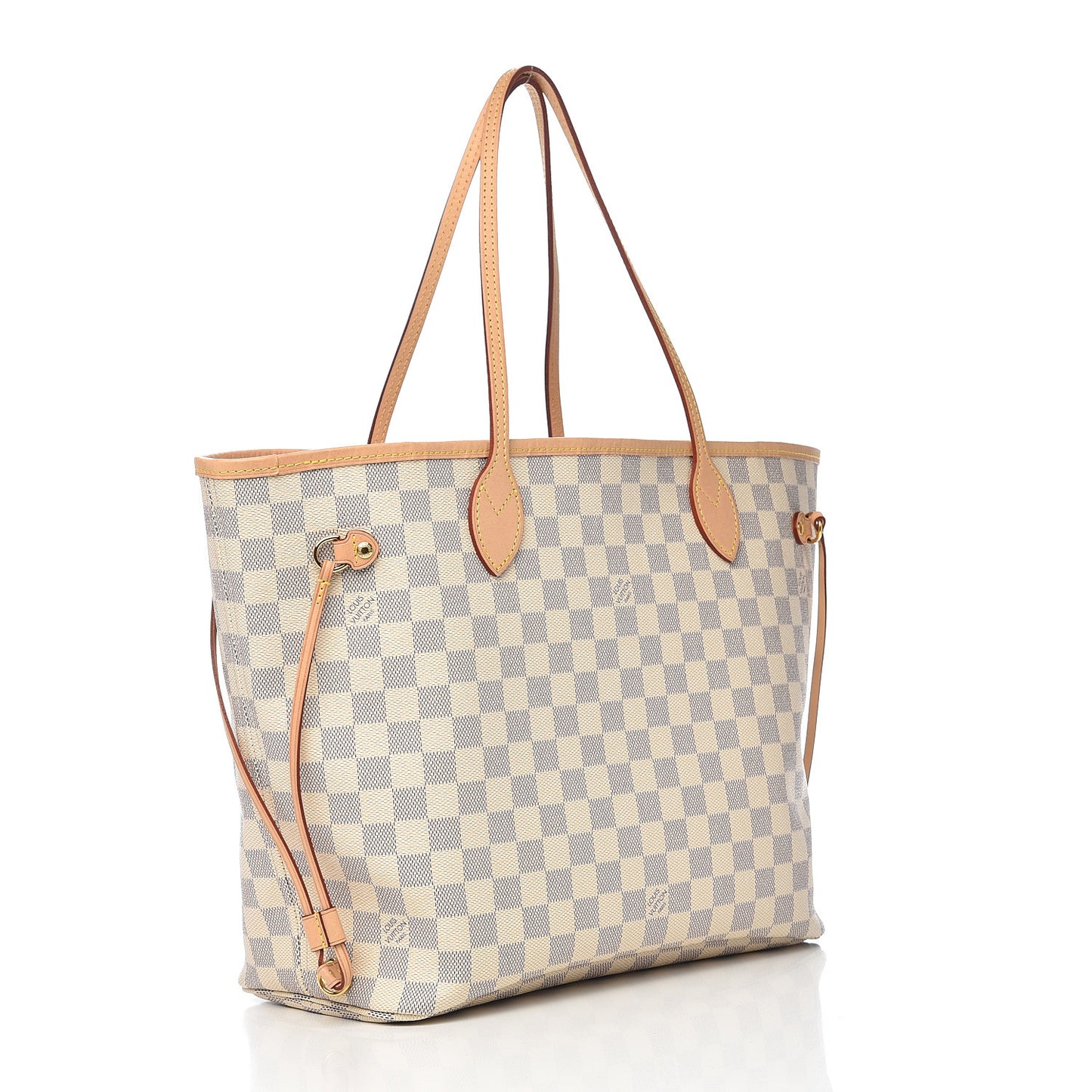 Damier Azur Neo Neverfull MM Rose Ballerine