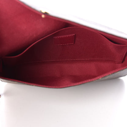 Louis Vuitton Monogram Pochette Felicie Chain Wallet Fuchsia 7 of 11