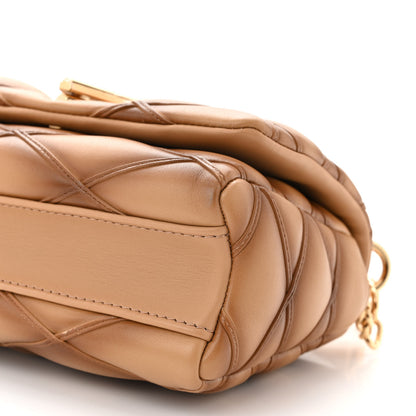 Louis Vuitton Lambskin Malletage Top Handle GO-14 MM Sand 10 of 10