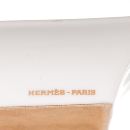 Hermes Printed Porcelain Pegasus Cigar Ashtray Green 4 of 8