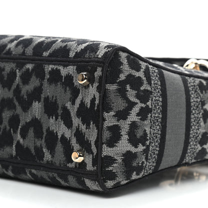 Christian Dior Canvas Mizza Embroidered Medium Lady D-Lite Gray 5 of 7