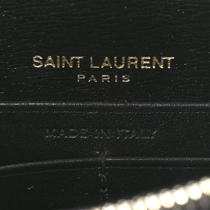 Saint Laurent Calfskin Monogram Sunset Chain Wallet Black 7 of 11
