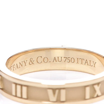 Tiffany 18K Yellow Gold Atlas Ring 49 4.75 4 of 6