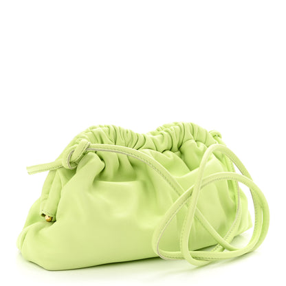 Mansur Gavriel Lambskin Mini Cloud Clutch Mint 3 of 10