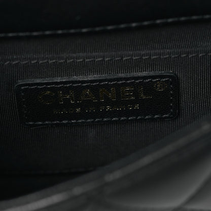 Chanel Lambskin Quilted Mini My Precious Waist Bag Black 6 of 9