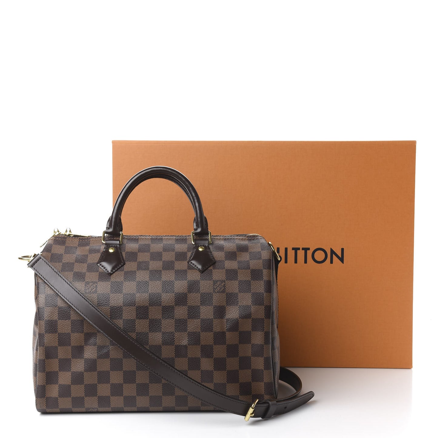 Damier Ebene Speedy Bandouliere 30