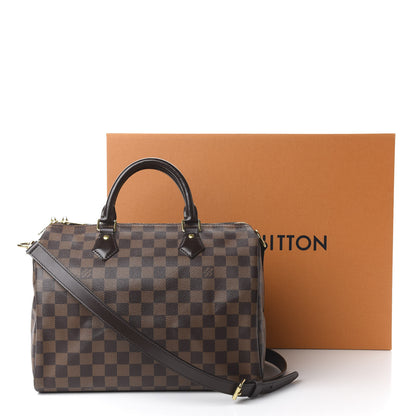 Louis Vuitton Damier Ebene Speedy Bandouliere 30 14 of 14