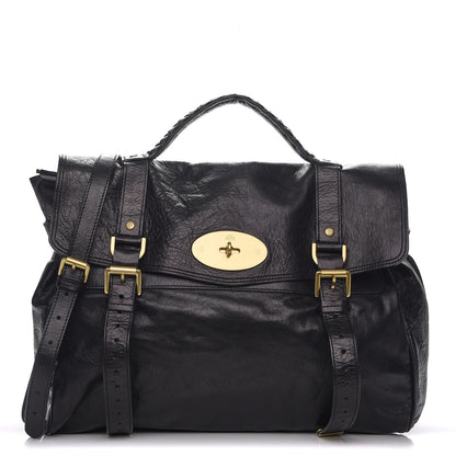 Mulberry Soft Buffalo Oversized Alexa Black 1 of 8