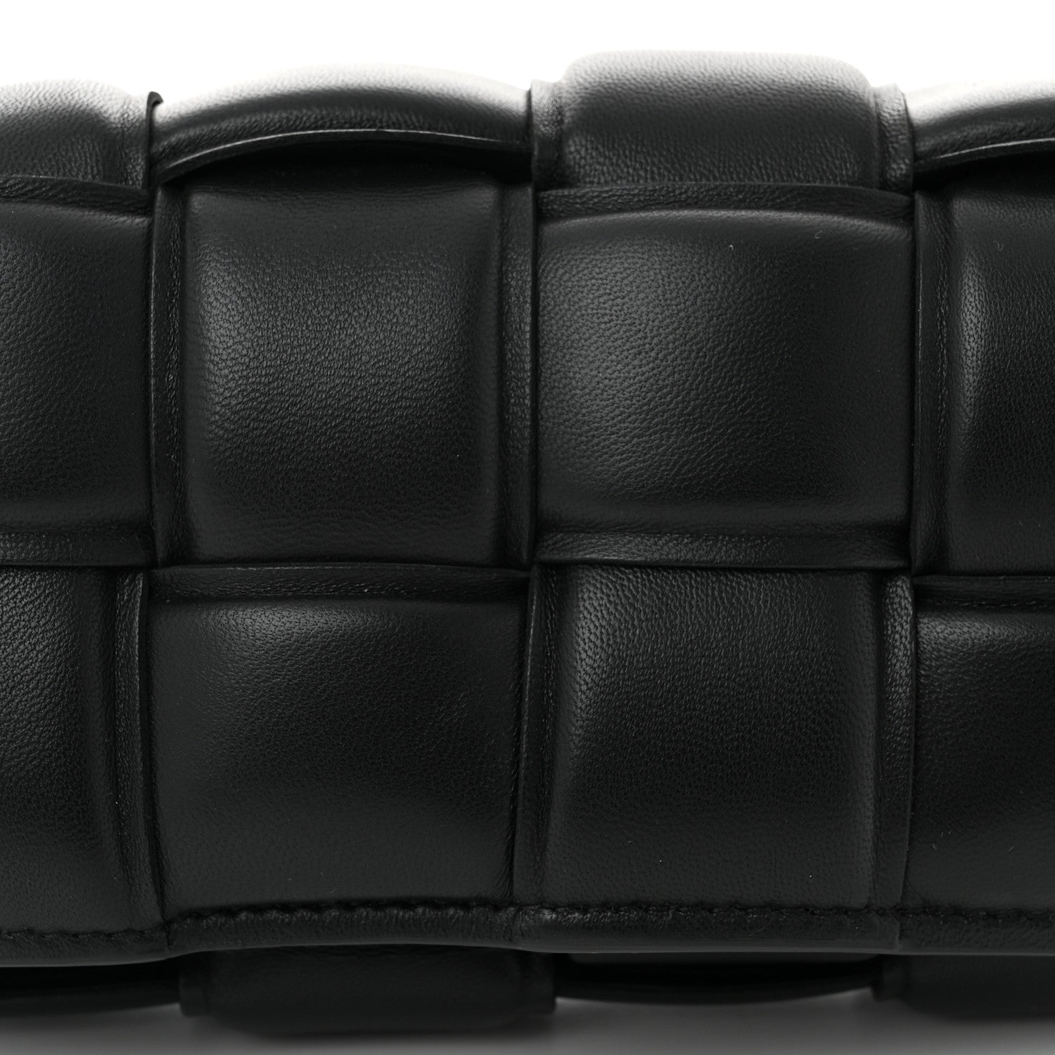 Bottega Veneta Nappa Maxi Intrecciato Padded The Belt Cassette Bag Black 8 of 10