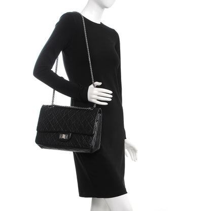 Chanel Aged Calfskin Quilted 2.55 Reissue 227 Flap Black 2 of 9
