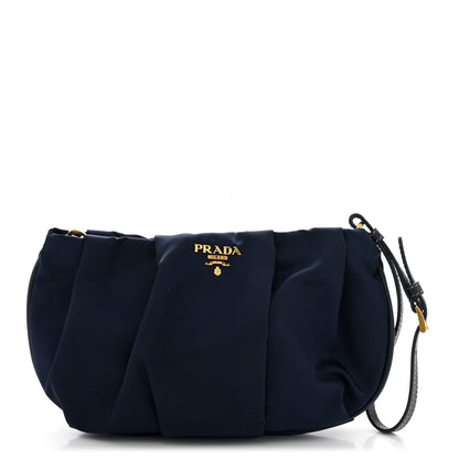 Prada Tessuto Nylon Wristlet Clutch Baltico 1 of 11