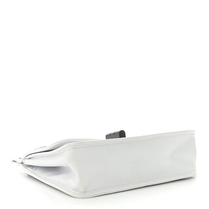 Chanel Lambskin Chocolate Bar Mademoiselle Flap Black White 4 of 10