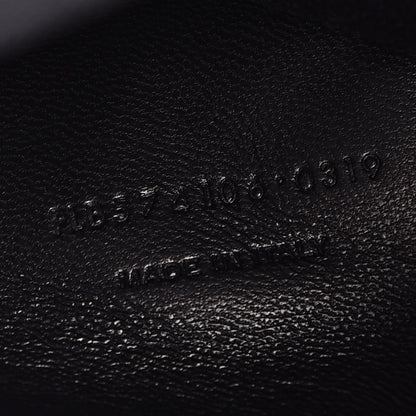 Saint Laurent Grain De Poudre Medium West Hollywood Monogram Fold-Over Black 7 of 10
