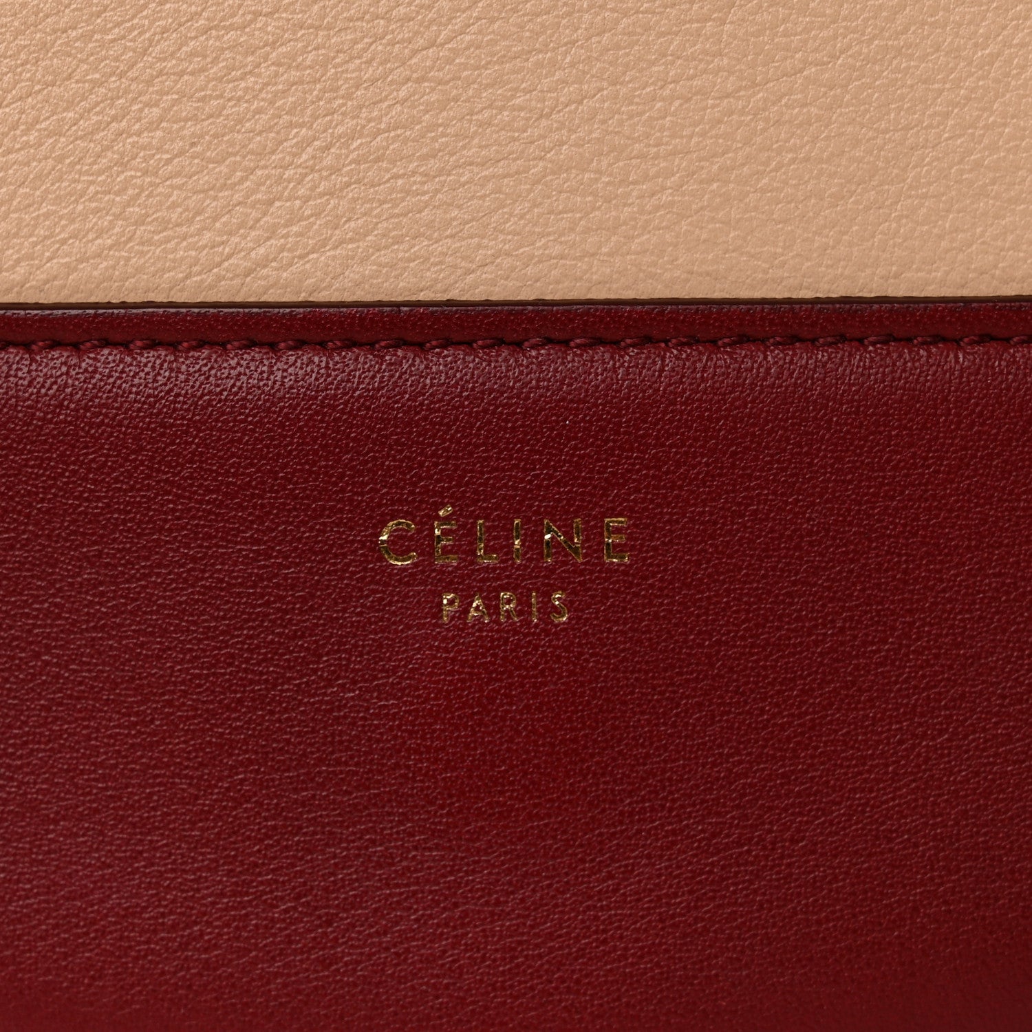 Celine Shiny Smooth Calfskin Medium Frame Shoulder Bag Ruby Nude 6 of 11