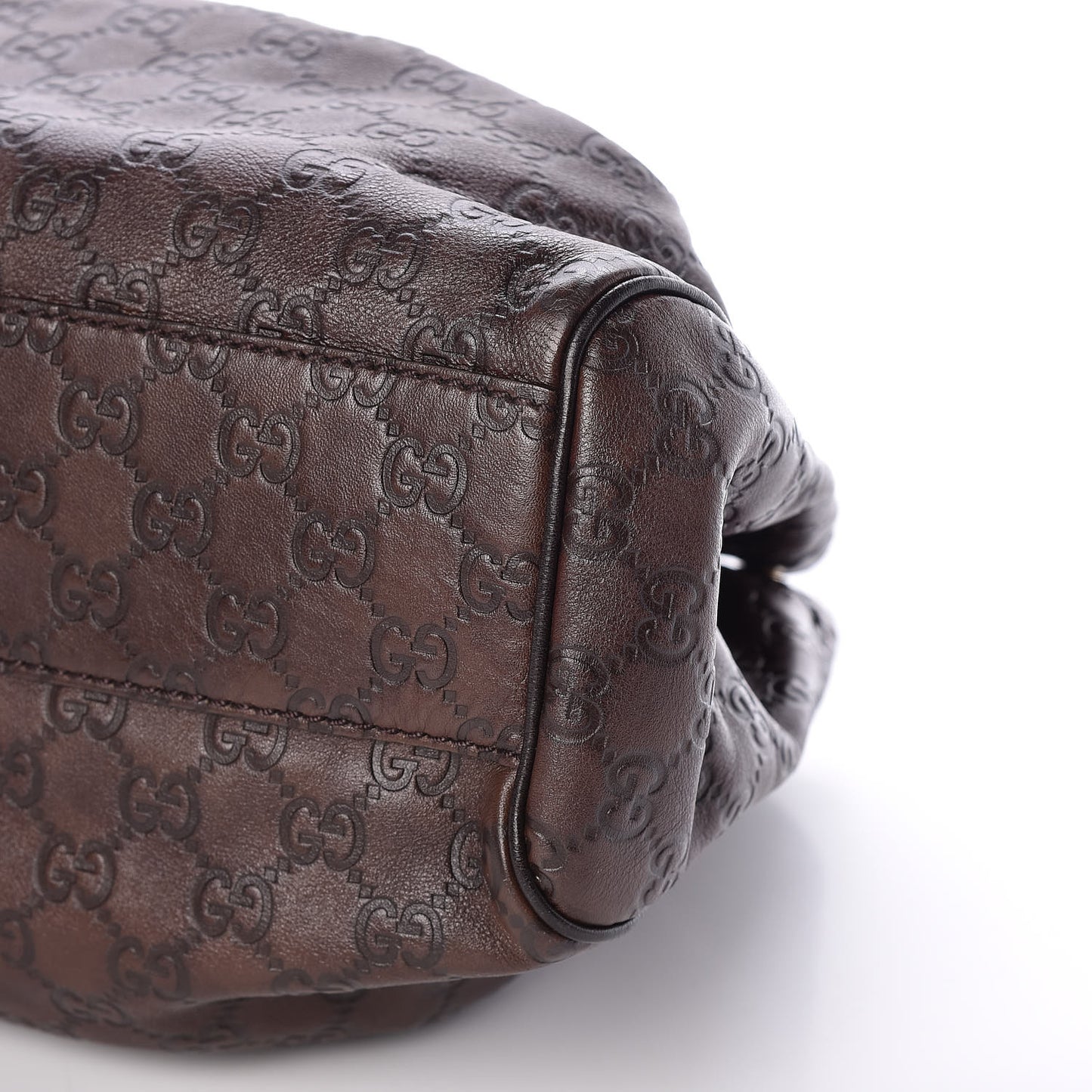 Guccissima Medium Sukey Tote Chocolate