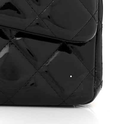 Chanel Patent Quilted Maxi Double Flap Black 14 of 14