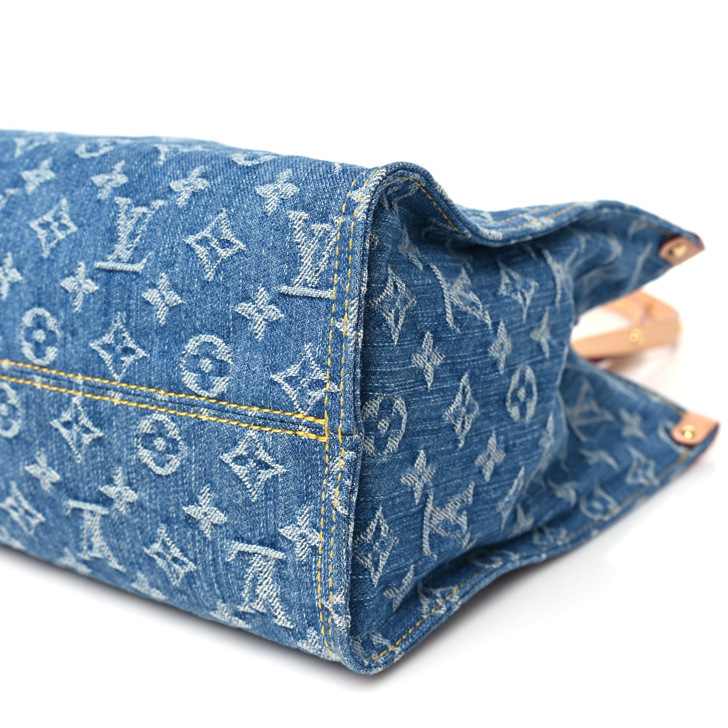 Monogram Denim Onthego MM Blue