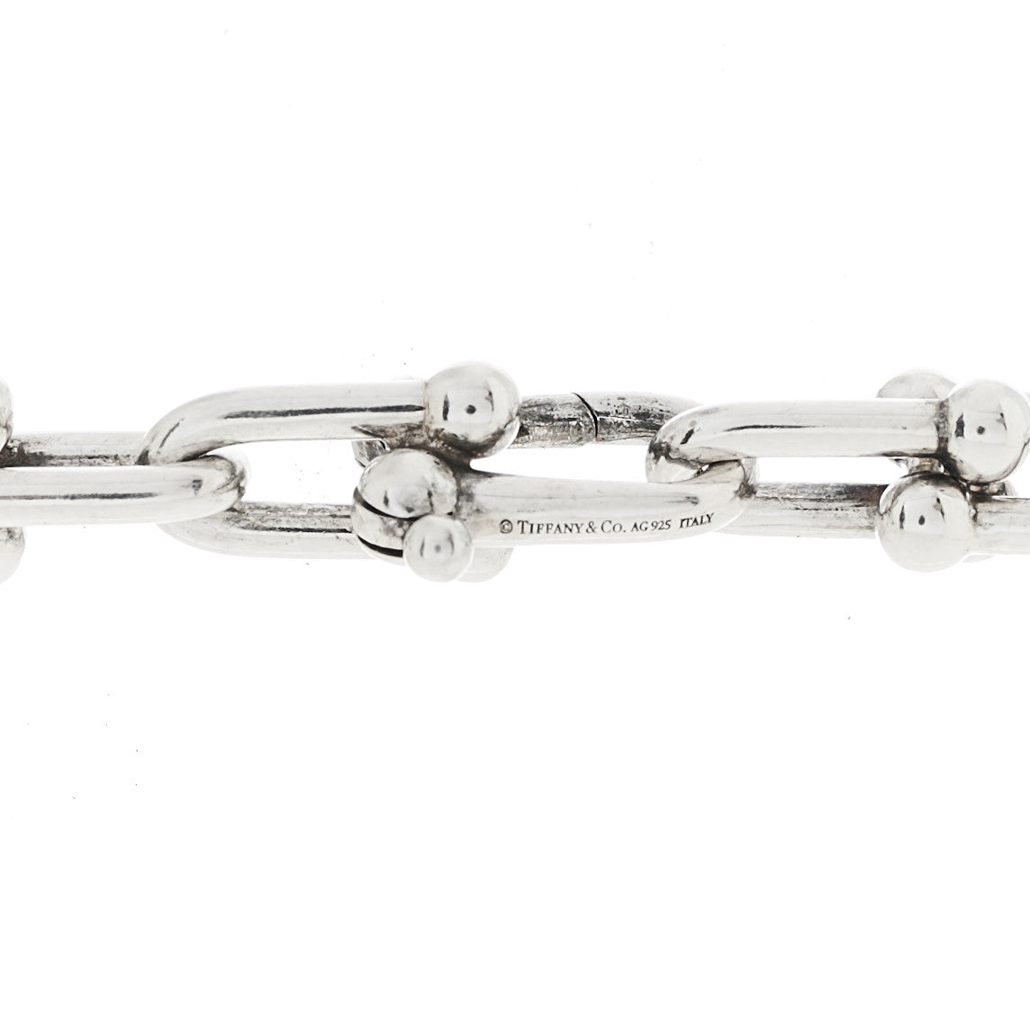 Sterling Silver HardWear Graduated Link Necklace