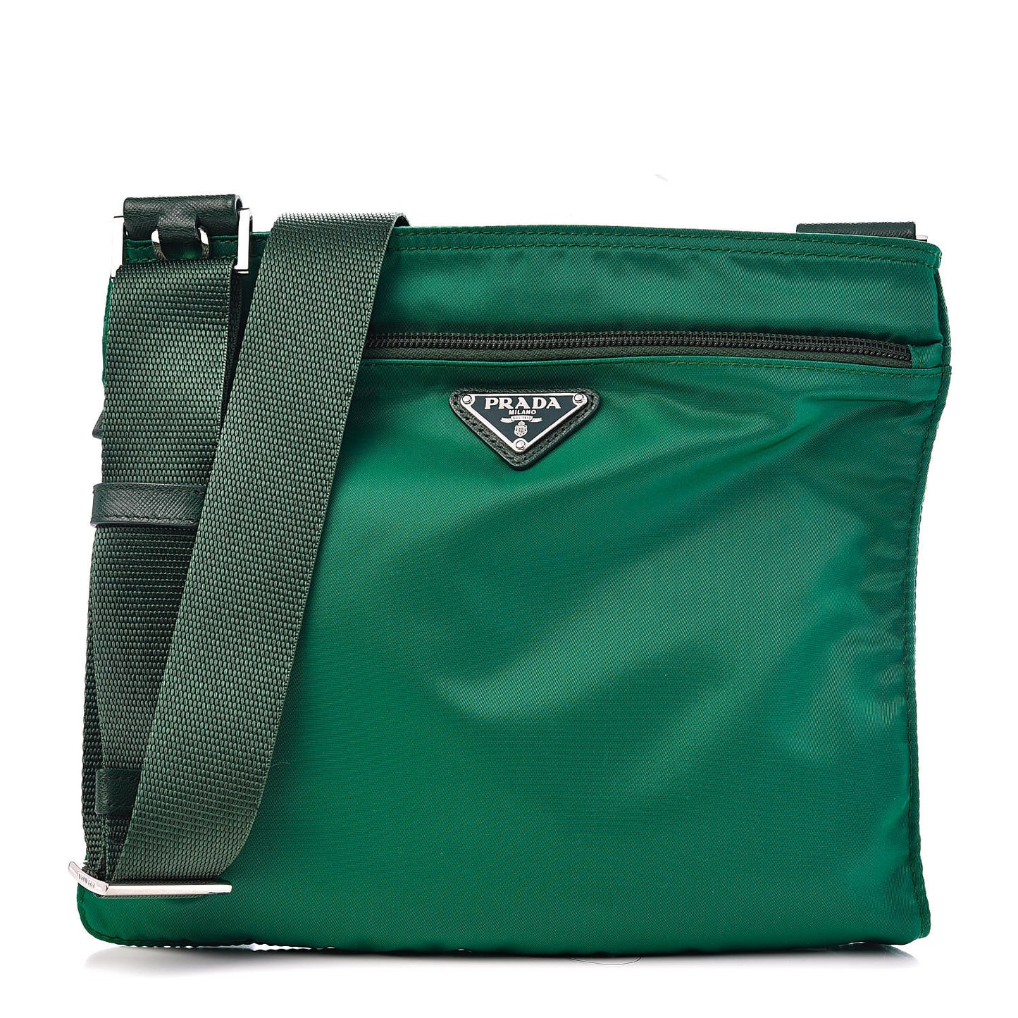 Nylon Vela Flat Messenger Bag Oleandro