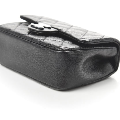 Chanel Caviar Quilted Incognito Mini Square Flap Black 7 of 10