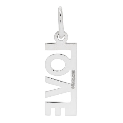 Tiffany Sterling Silver LOVE Charm 3 of 4