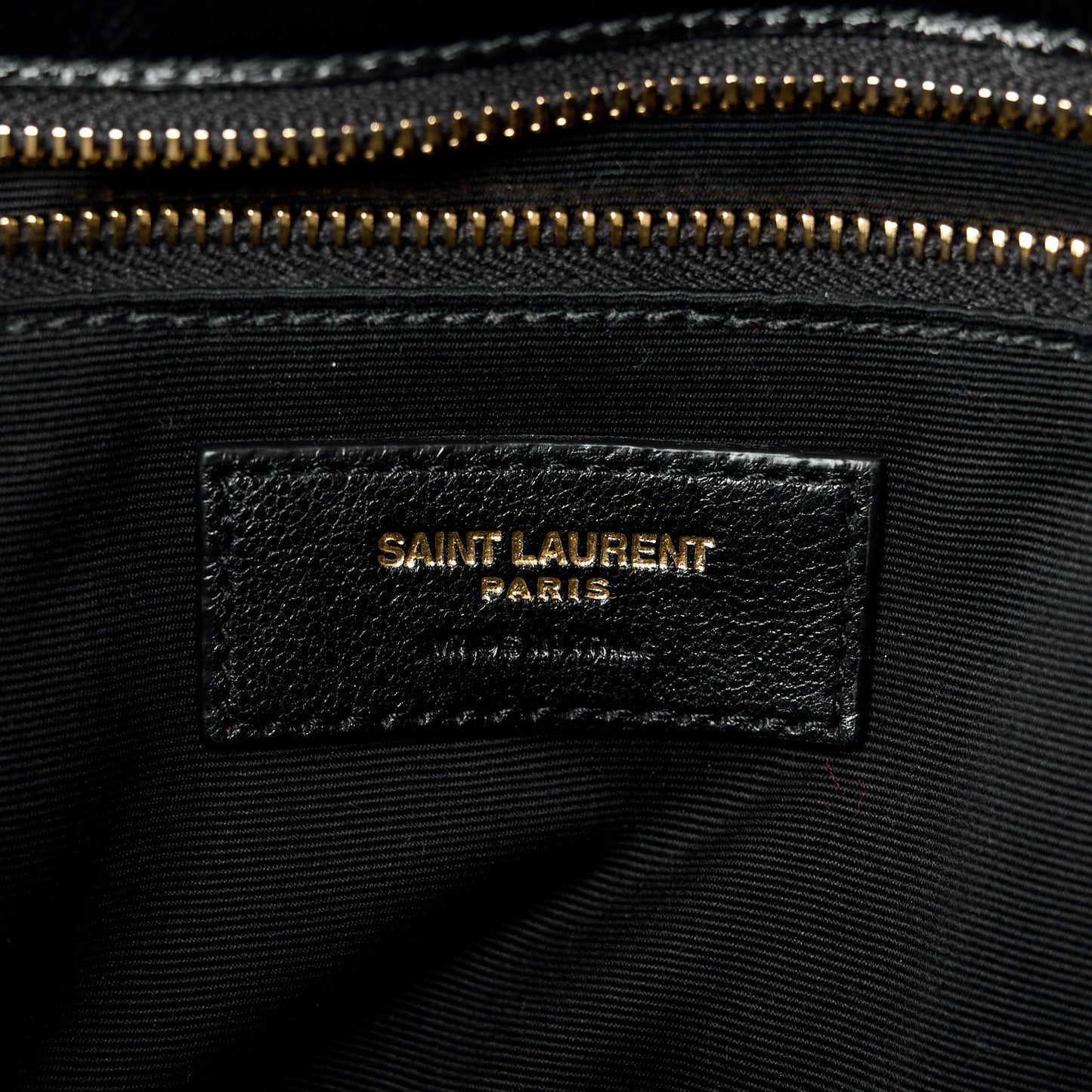 Crinkled Calfskin Matelasse Monogram Medium Niki Chain Satchel Black