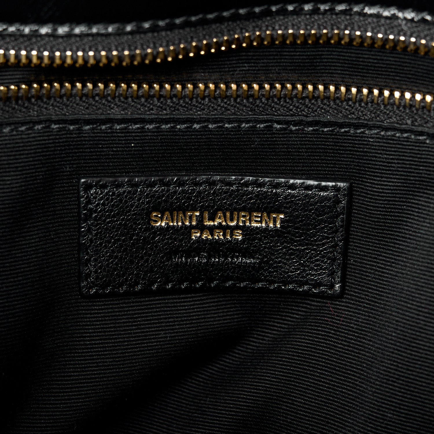 Saint Laurent Crinkled Calfskin Matelasse Monogram Medium Niki Chain Satchel Black 8 of 12