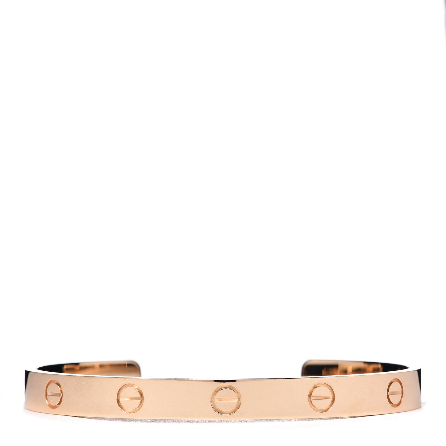 18K Yellow Gold LOVE Cuff Bracelet 18